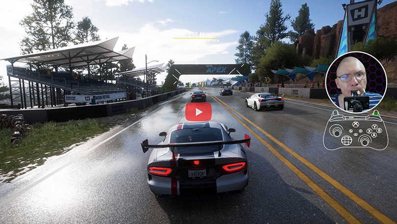 Мой геймплей Forza Horizon 5 на QuadStick