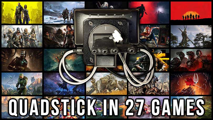 QuadStick в 27 играх